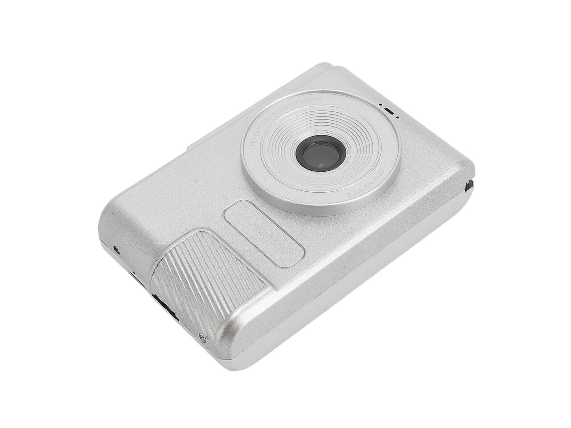 Máquina Fotográfica Digital Compacta 48mp 4k Com Zoom 16x E Ecrã De 2,4 Polegadas, Prateada