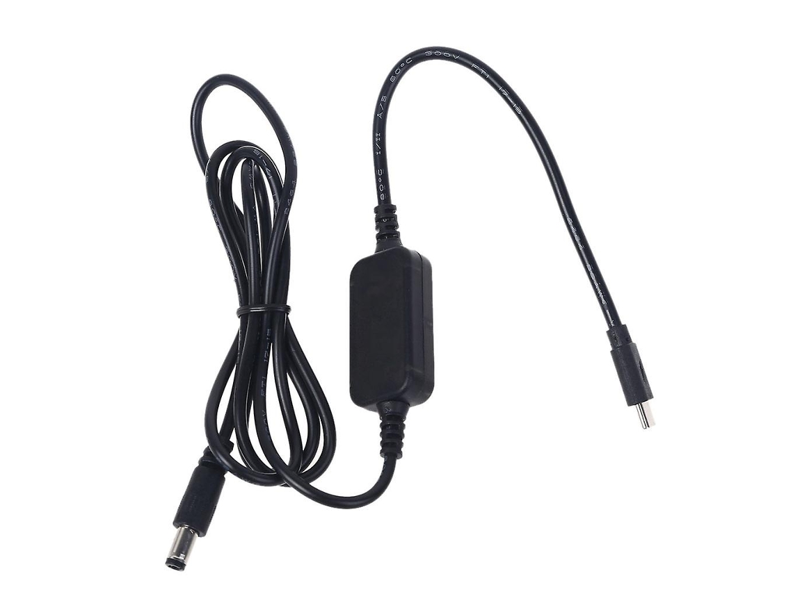 Acessórios Claros Conduzidos Da Câmera 5.5X2.5Mm Do Cctv Tipo-C 5V Ao Adaptador de 12V 8W ALLINLESS