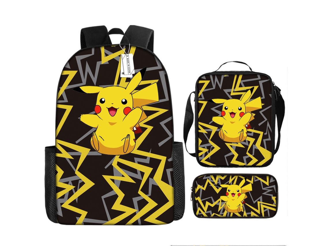 Conjunto De Mochila Infantil De Três Peças Com Estampa De Fada: Mochila + Mochila De Viagem Diagonal + Estojo, Modelo 29
