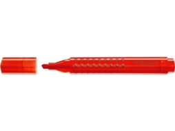Faber Castell Marcador Fluorescente Recargável Textliner Grip Tinta Base Água Greem 154315