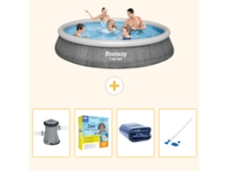 Bestway Piscina Bestway Fast Set Redonda - 396x84 Cm - 5-peças S196