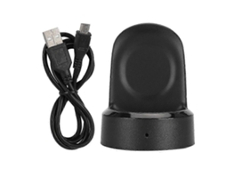 Carregador eficiente para Gear S3, base de carregamento rápido magnético para smartwatch Samsung Gear S3 e bicicleta elétrica