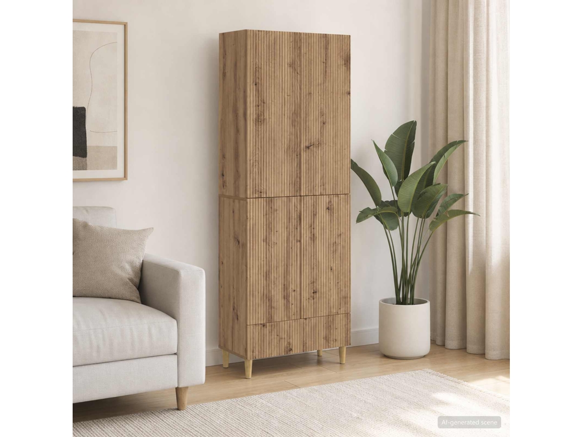 Vidaxl Conjunto De Gabinete 2 Unid. Carvalho Arttisan