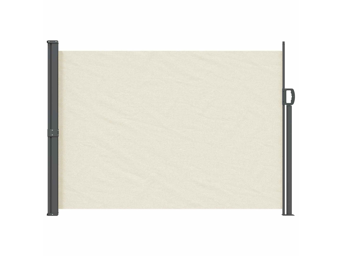 Conjunto 1 Sombra Para Pátio Vidaxl Creme Poliéster (160 X 300 Cm)