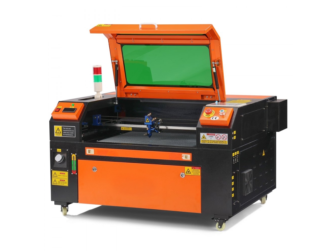 Conjunto De Máquina De Gravação E Corte Laser Co2 60w 400x600mm Tekmaquinas