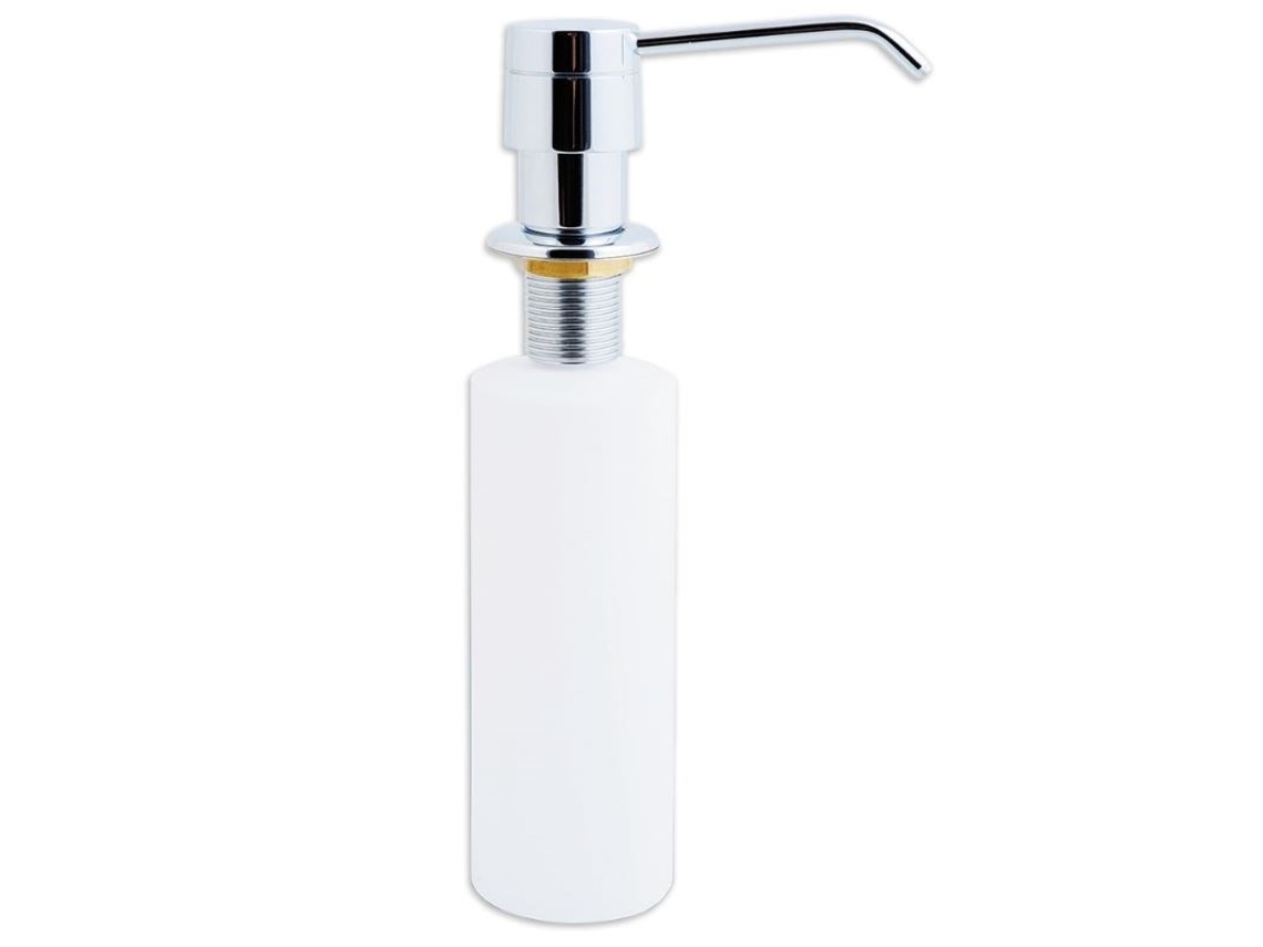 Dp 01 028102501 Dispensador de sabão cromado, aço inoxidável Pyramis