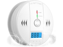 Detector De Monóxido De Carbono(1 Unidade) Com Alarme Sonoro E Visor Lcd, Alimentado Por Bateria, Ideal Para Quarto E Cozinha