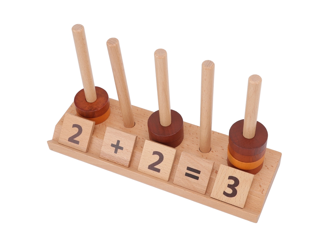 Primerox conjunto de Sequenciamento de Contas de Madeira Brinquedo Montessori Educação Infantil