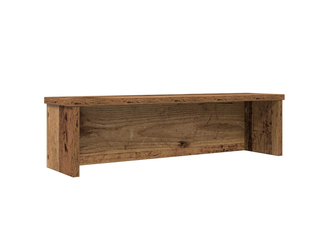 vidaXL Rack de cozinha empilhável madeira velha madeira engenheirada