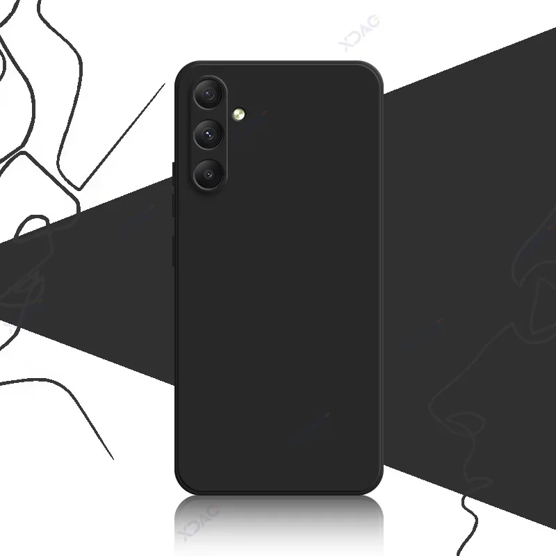 Capa Protetora Macia Samsung A34 5g Preta com Proteção 360° para Samsung A54. MDUG