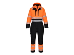 Macacão De Trabalho Alta Visibilidade Inverno Dx4 | Térmico Naranja/negro / M