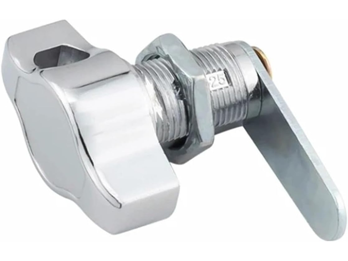 Fechadura Triangular Ms705 Com Tampa, Trava De Encaixe Caixa Distribuição Industrial, 1 Peça Fechadura Triangular