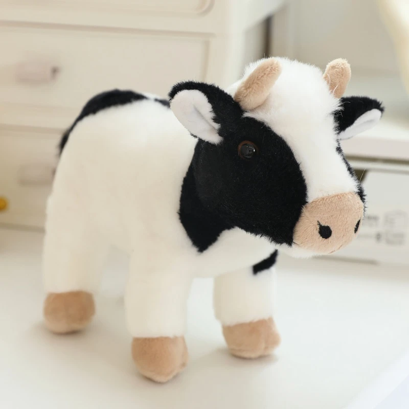 Brinquedo de Pelúcia Fofo para Crianças Boneco Artesanal MDUG (vaca)