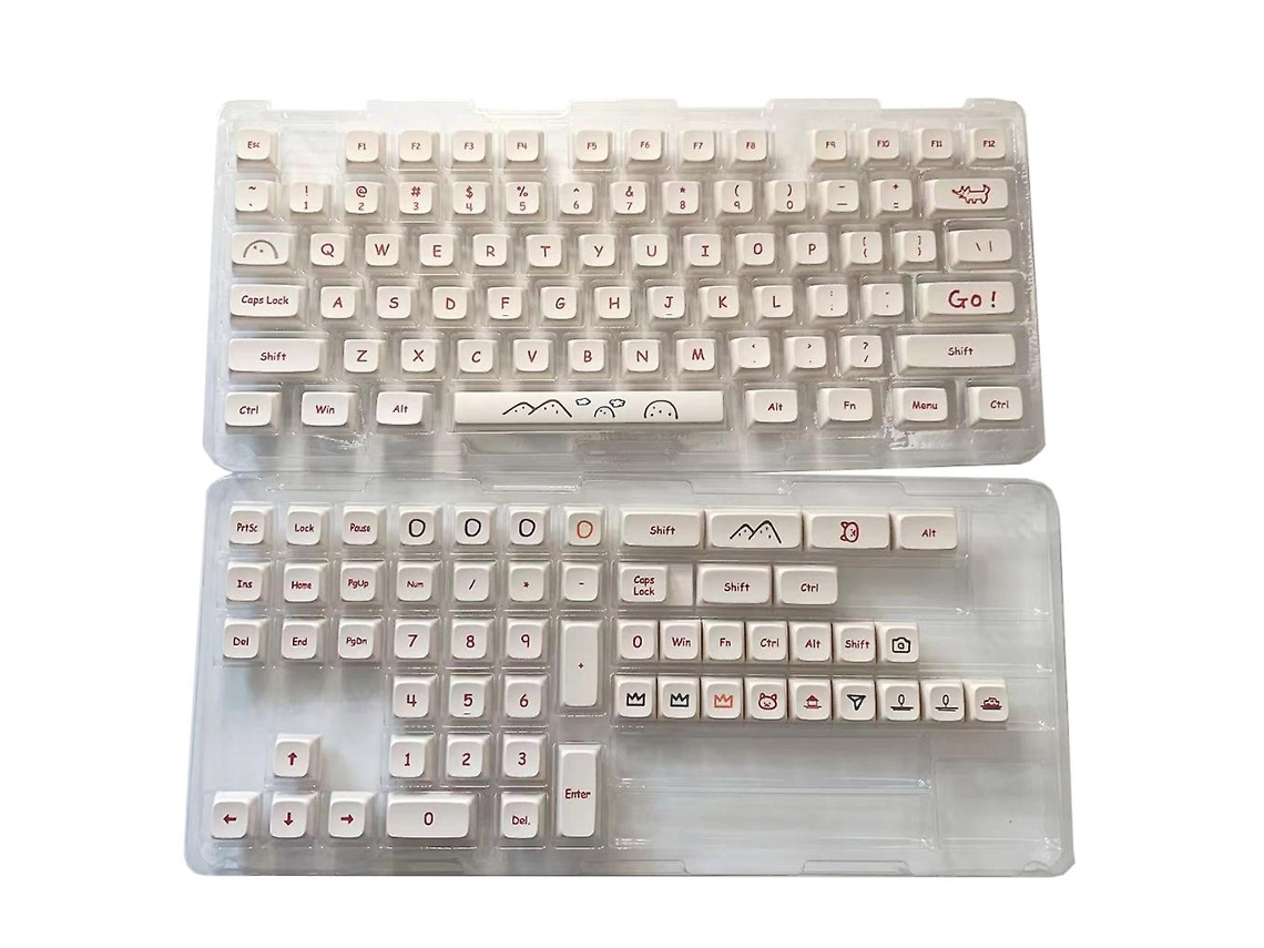 Conjunto De Sublimação De Tinta Xda Profile Mango Fruits Keycap Pbt Para Interruptor Cherry Mx