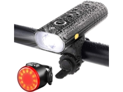 Conjunto De Luzes Dianteira E Traseira Para Bicicleta, À Prova D'água
