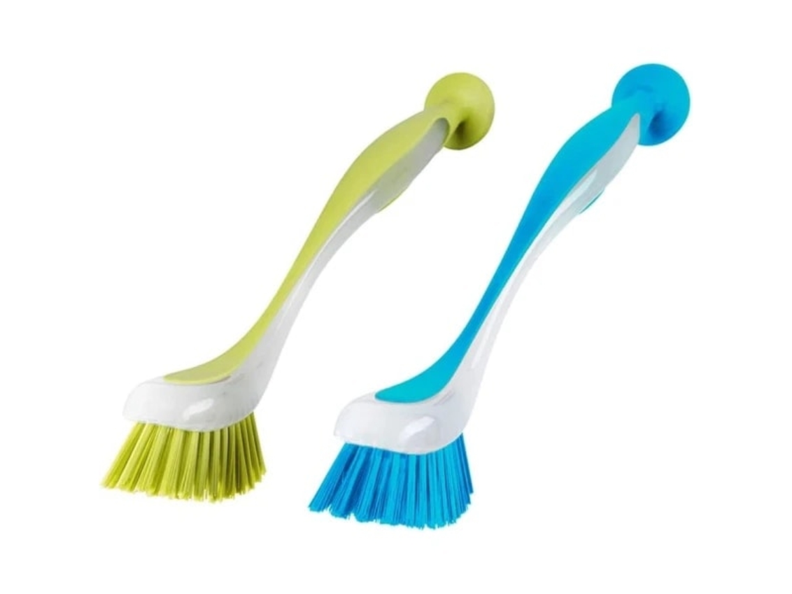 Conjunto de 2 Escovas para Limpeza de Panelas AQUAFORGE
