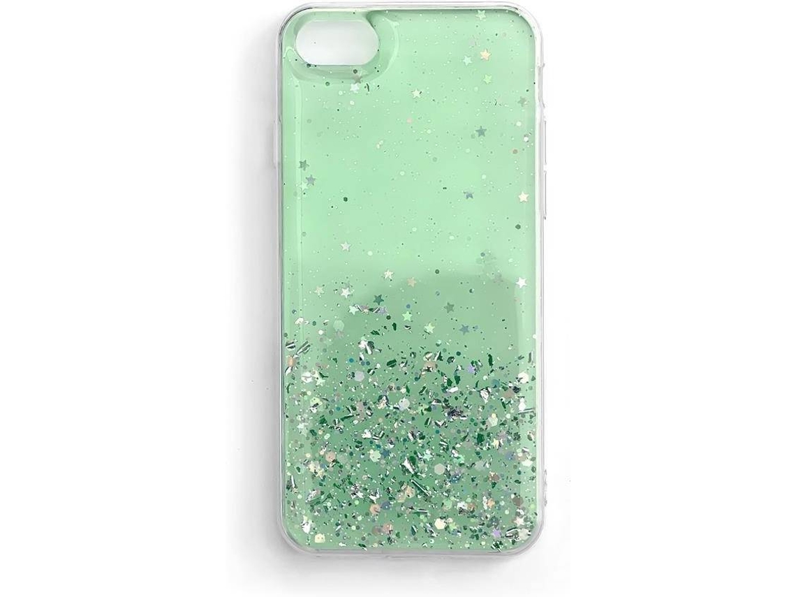 Capa Apple iPhone 7 Plus, 8 Plus LMOBILE Glitter Verde