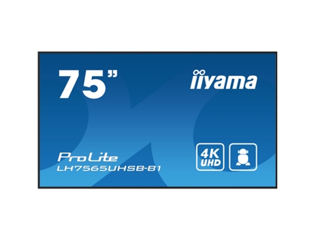 Monitor IIYAMA ProLite LH7575UHS-B1AG (sRGB - LCD - 4K Ultra HD - 75' - 8 ms)
