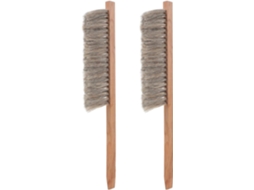 Kit de 2 Escovas de Madeira Inoomp para Colmeias com Cabo, Escova de Limpeza Macia Paraapicultura, Escova para Cuidados CHABERLU