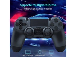 Comando PS4 KINSI Kinsi Dualshock (Wireless - Azul)