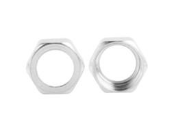 2pcs Porcas Onduladas 3/4" 20mm Aço Inox 304 Para Mangueira Caldeira Água