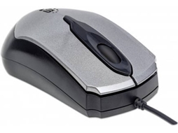 Rato MANHATTAN Edge (USB - Casual - 1000 dpi - Preto)