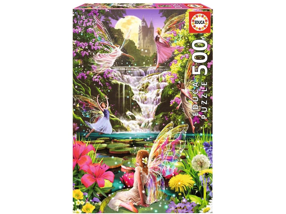 Puzzle EDUCA 500 Bicicleta com Flores (Idade Mínima: 12 Anos 500