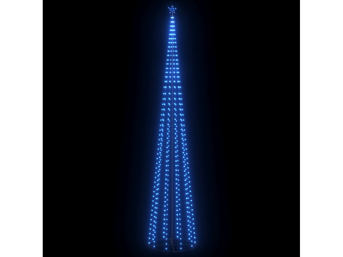 Árvore de natal em cone VIDAXL Azul (160 x 500 cm)
