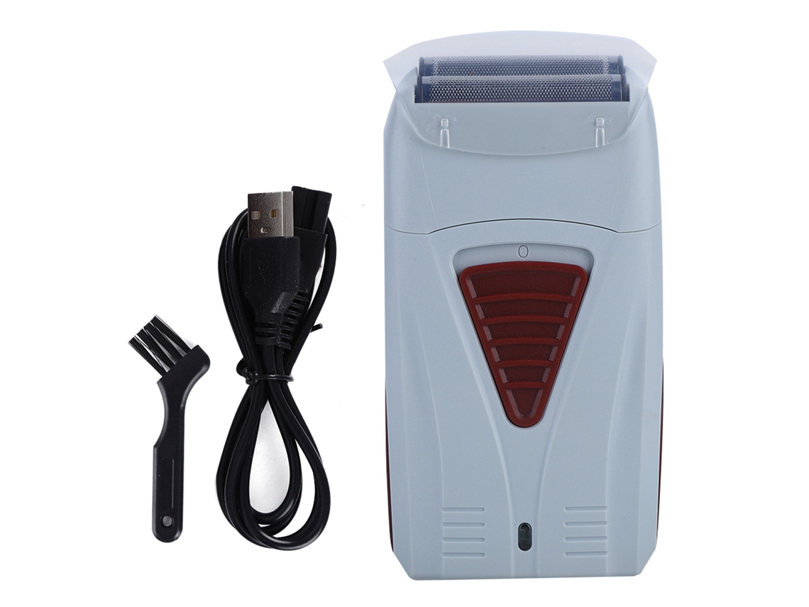 Cortador De Cabelo Elétrico Rechargeável Para Homens Com Duas Cabeças E Barbear Reciprocante