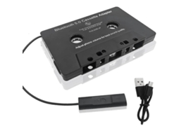 Cabo Usb, Adaptador Universal Bluetooth 5.0 Para Cassete, Conversor De Fita Para Automóvel, Abs, Preto, Para Telemóvel
