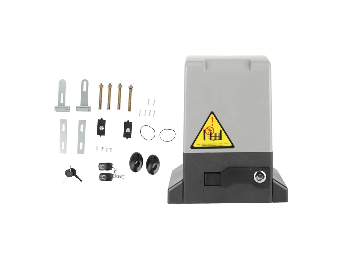 Laxiscreed Operador De Porta Deslizante 550w, Capacidade 1200kg, Acessórios Infravermelhos