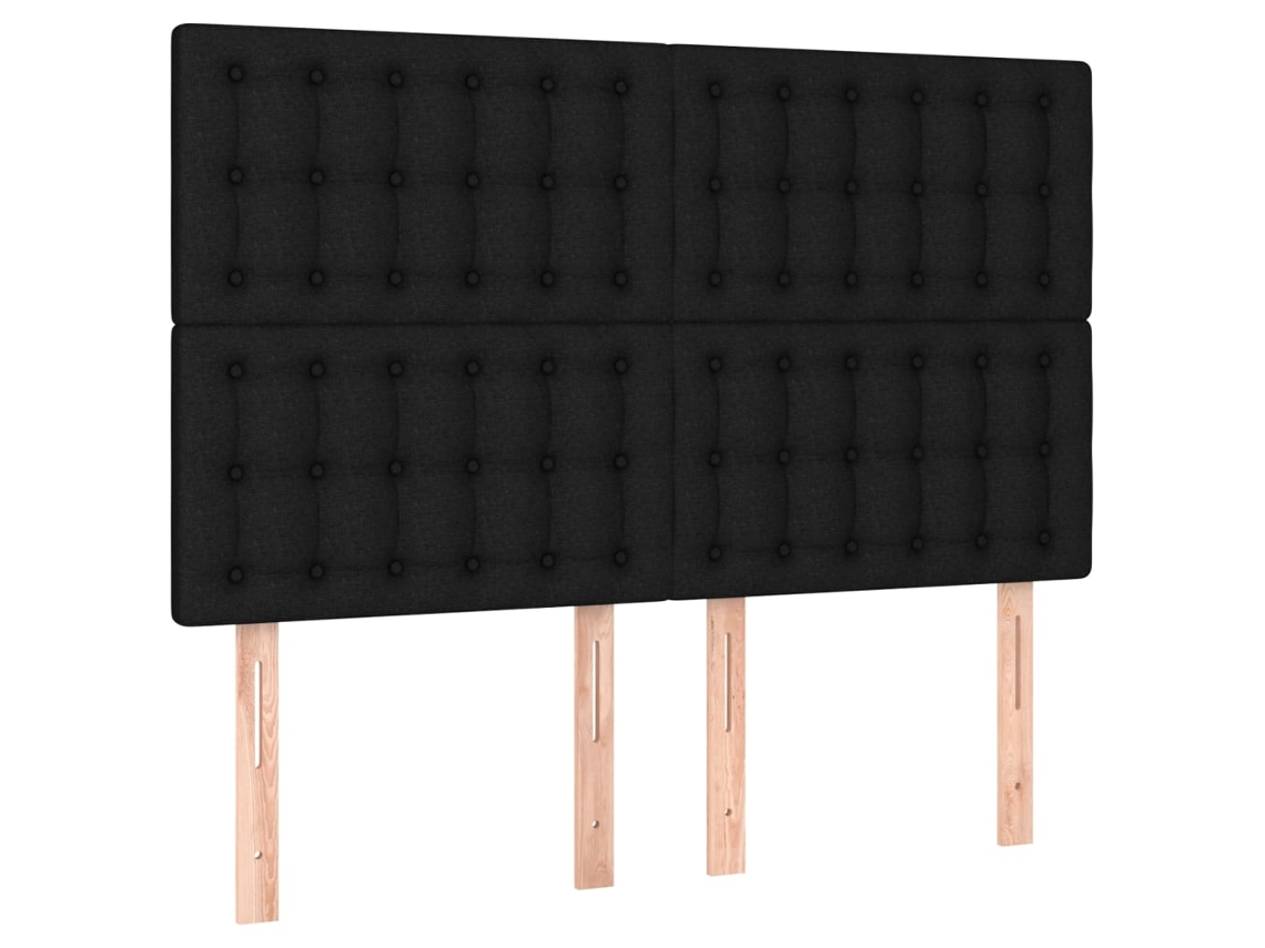 Headboard, Headboards Vidaxl Preto Tecido (144 Cm)