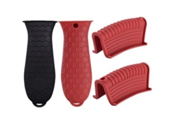 Auxiliar Pot Handle Sleeve Pan Pad Pad de Borracha Antiderrapante Pan Pad Cast Iron Frying Pan Handle Sleeve SUNNY SPACES