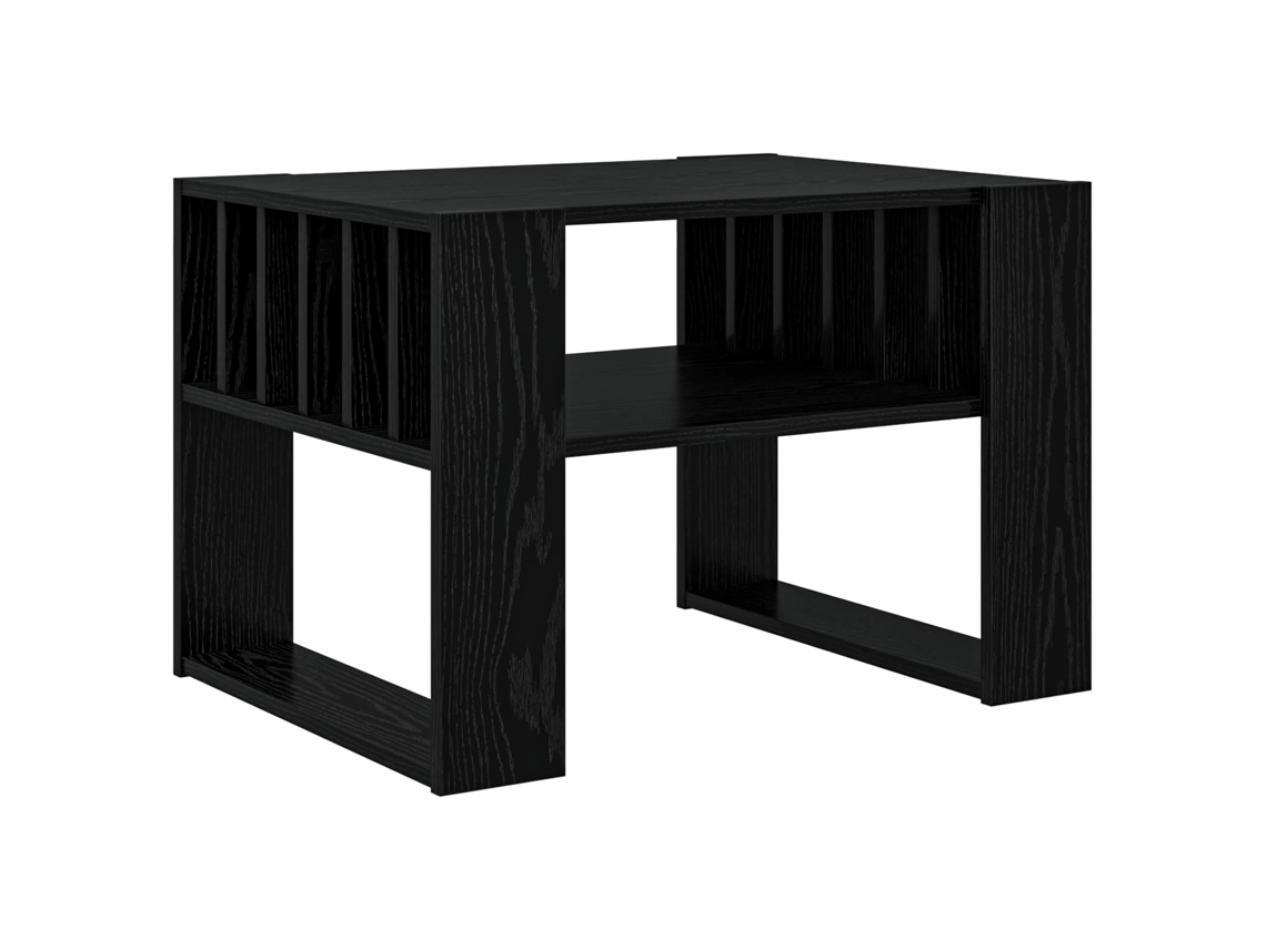 Mesa de centro Carvalho Preto 66 x 49,5 x 45 cm - Exclusiva da Maison
