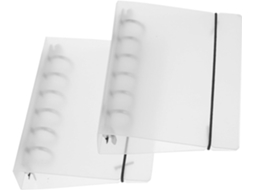 Conjunto De 2 Capas Flexíveis E Transparentes Para Fichário, Reutilizáveis E Ideais Para Estudantes. Organizador De Arqu Gokoco