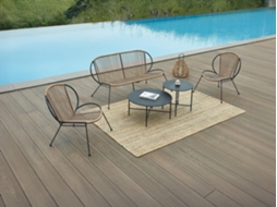 Conjunto De Sala De Jardim Nikao VENTE-UNIQUE.PT