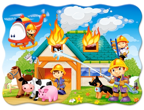 Puzzle  Fire Brigade in Action (30 Peças)