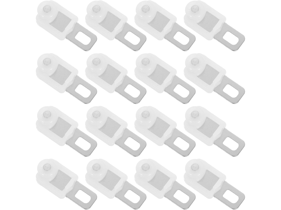 Conjunto De 50 Roletes Deslizantes Galpada Para Persianas Rolo, Em Aço Inoxidável E Plástico, Compatíveis Com A Maioria