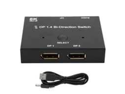 Switch Displayport LAXISCREED 8k60hz Bidirecional