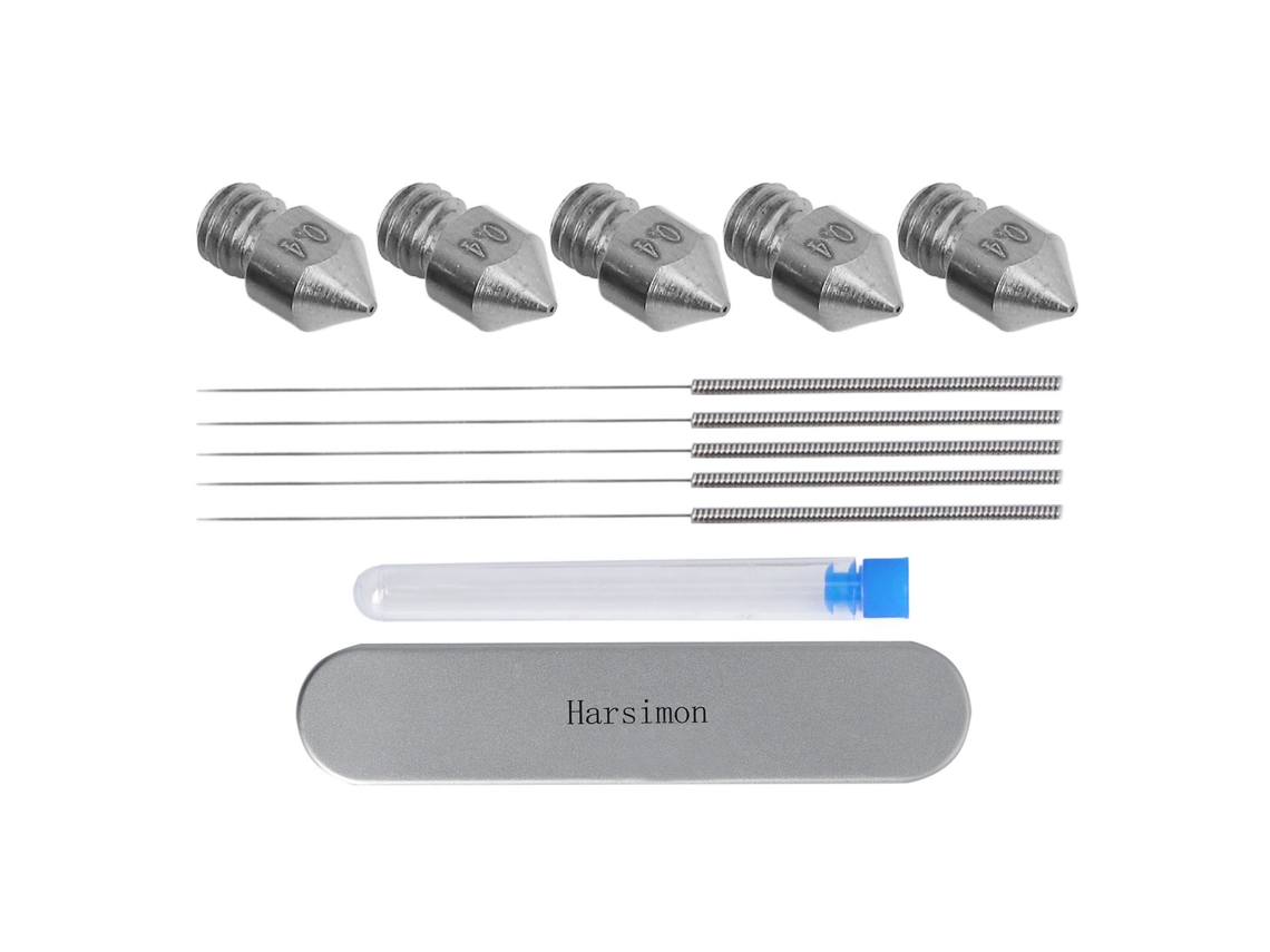Kit de 12 Agulhas de Limpeza de Bico para Impressora 3D