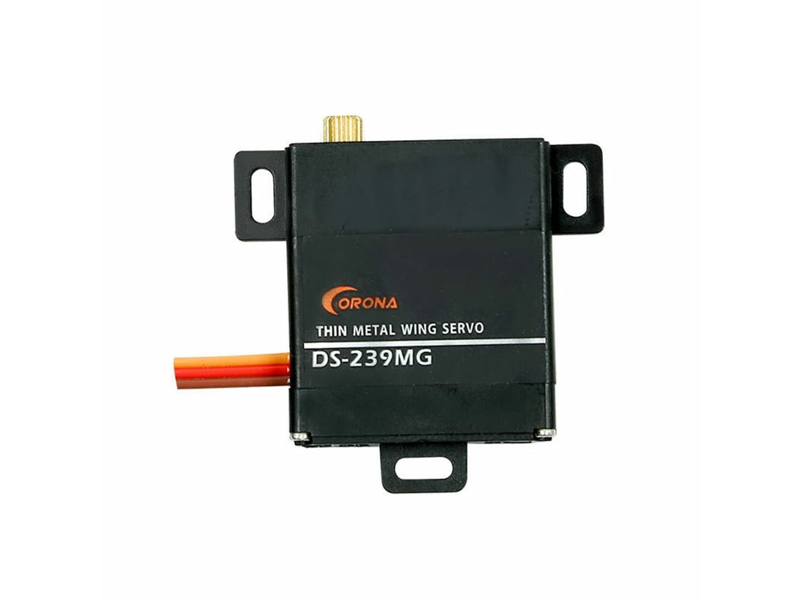 Servo Digital Corona Ds239mg para Asas de Metal Fino, 4,6 Kg / 0,15 S / 22 G, Comando À Distância para Planadores. MDUG