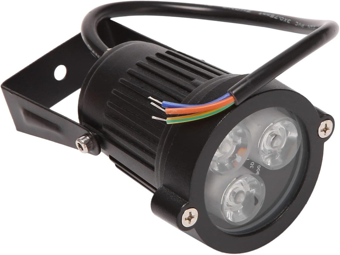 Conjunto De 4 Refletores Externos De 3w 220v Com Estaca, Classificação Ip65 À Prova Dágua, Para Dec Gokoco