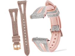 Conjunto De 2 Pulseiras Finas Ajustáveis Com Glitter Para