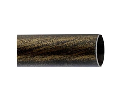 Barra hierro forja 20 mm. x 1,50 metros negro dorado
