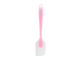 Espátula De Silicona Translúcida Resistente Al Calor Herramienta De Cocina Y Repostería Diy Portable Rosa