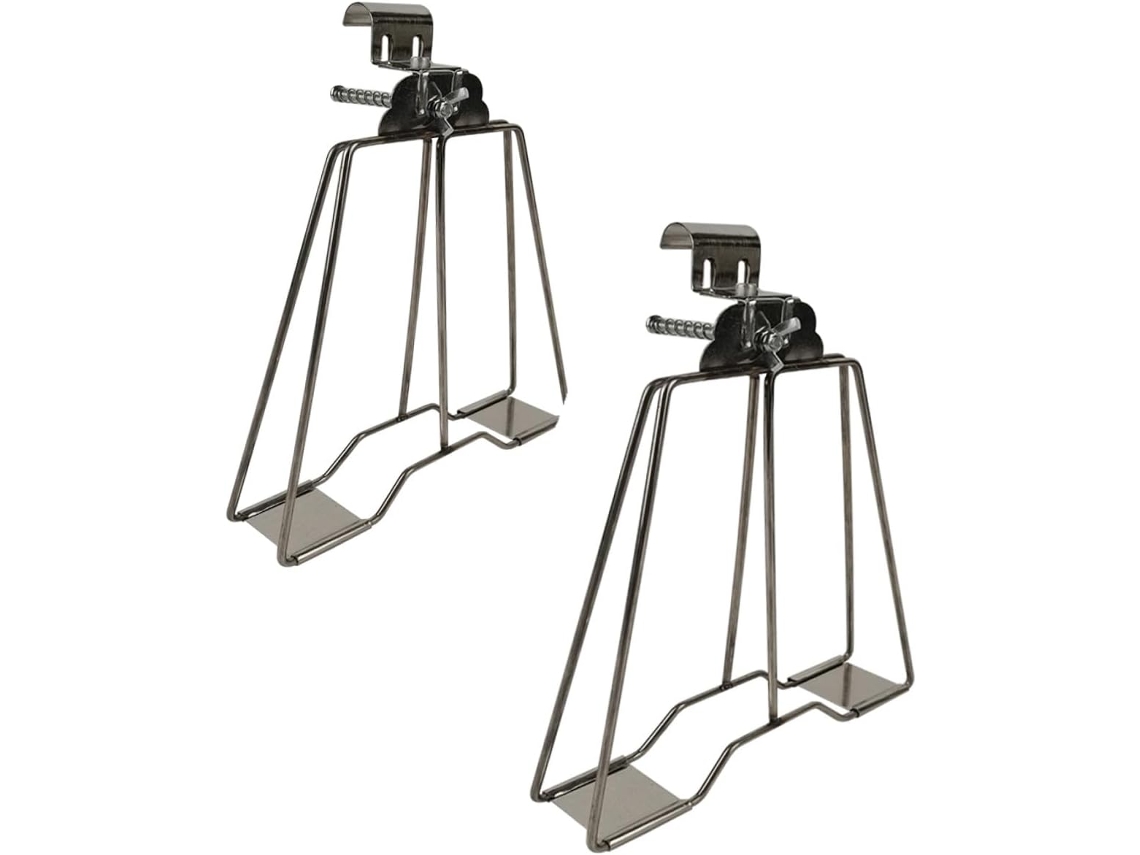 Pinça Para Grelhar Abaodam, Em Aço Inoxidável, Com 2 Peças, Ideal Para Churrasco Prendedores Resistentes Frango, Peixe E