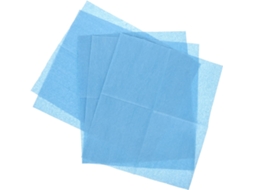Conjunto de 25 lentes de limpeza não tecidas para detalhamento automotivo.