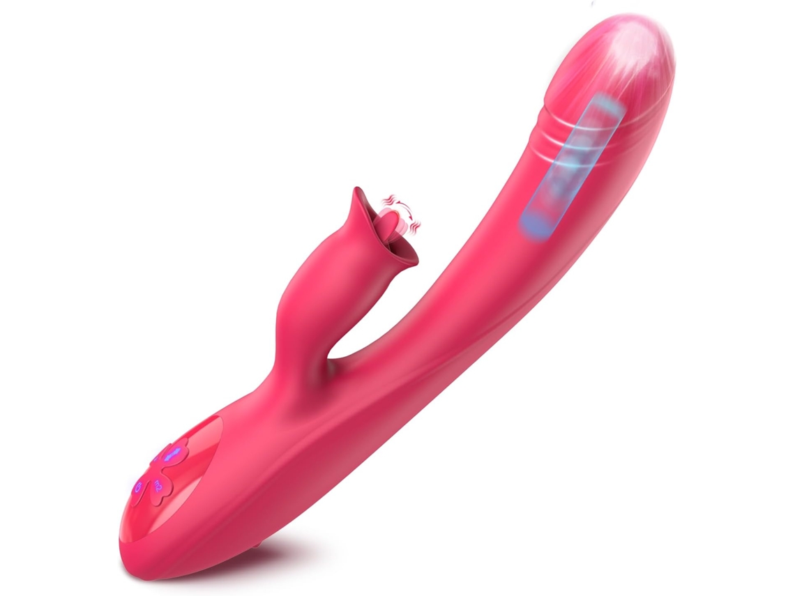Vibrador Pulsing Rabbit – Dildo Para Ponto G Com 7 Modos De Pulsação, 7 De Lambidela E 10 De Vibração Para Mulheres
