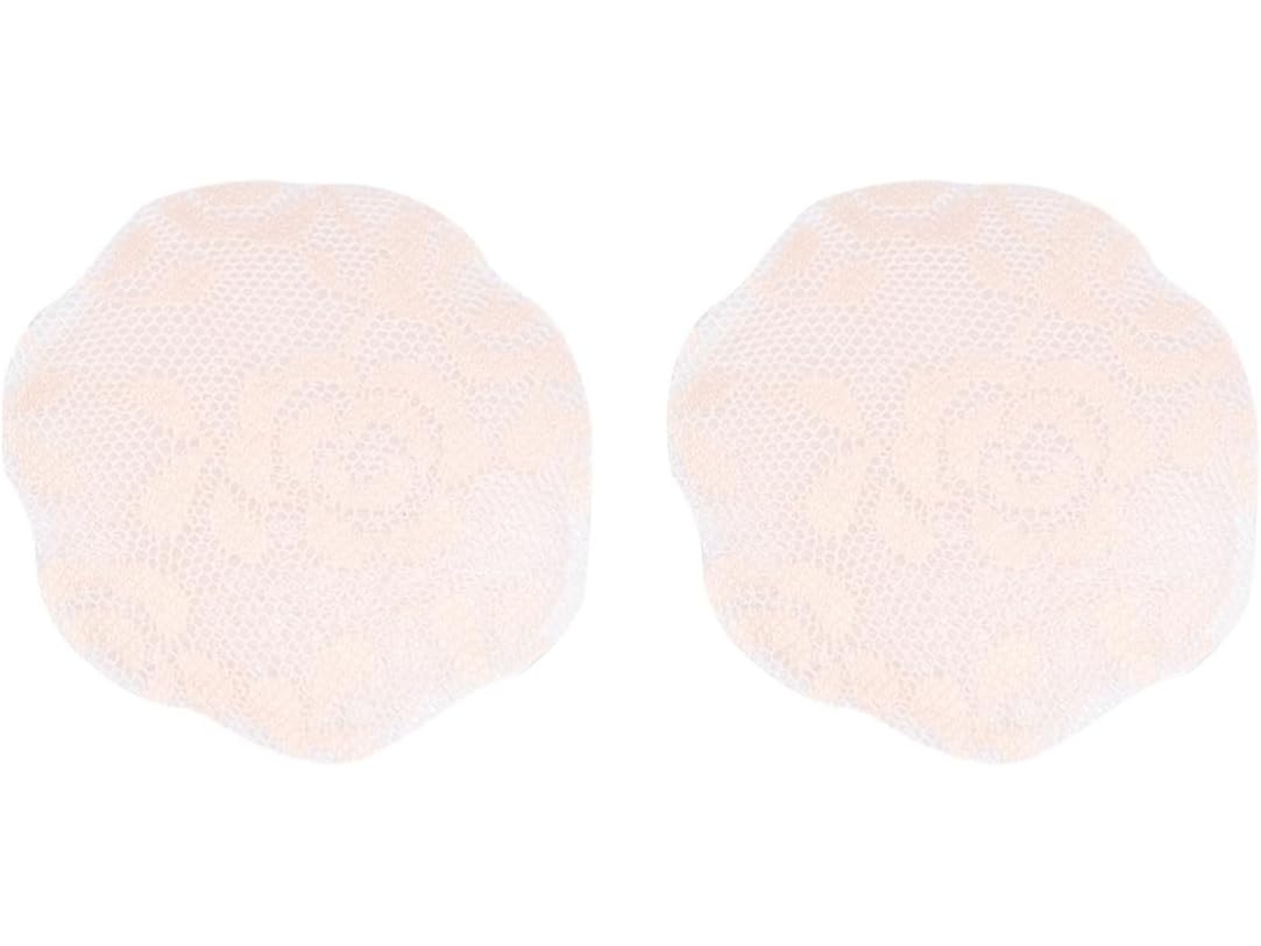 Protetores De Mamilo De Silicone Com Renda, 2 Pares Para Mulheres
