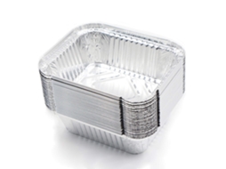 25 Peças De Tigelas Descartáveis De Alumínio Para Churrasco, Adequadas Para Cozinhar, Fritar, Assar, 15 X 12 X 5 Cm, 400 Ml Ehstmind (sem Tampa)